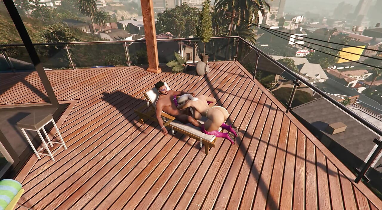 GTA V Franklin Clinton x Premium Pink Boots Lady (3D Animation) (FULL)