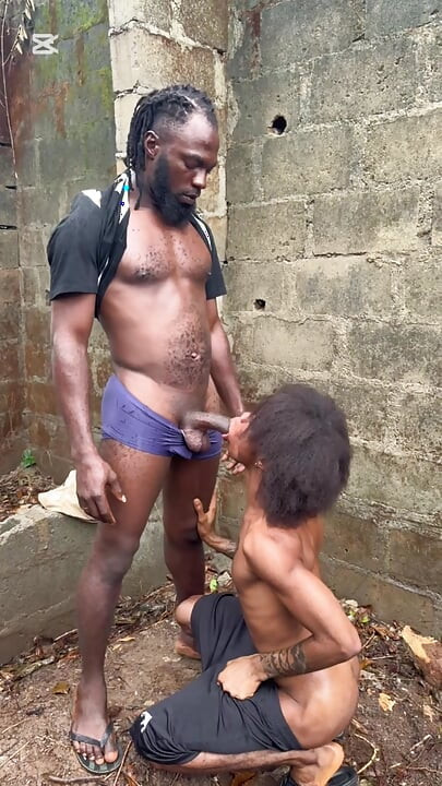 BBC Daddy Fucks Black Twink Outdoors