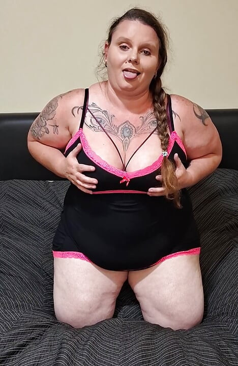 Solo milf in nighty with matching purple bra and panties doing my first strip tease then cuming multiple times.