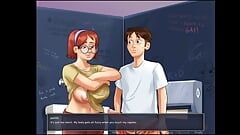 Summertime saga भाग 6 - विशाल स्तनों वाली प्रेमिका सार्वजनिक रूप से अपने लंड को आजमाना चाहती है