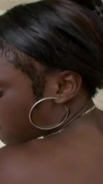 Iconic moment from "hot black babe has sex in the bathroom"