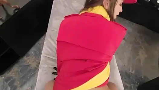 Vrcosplayx april olsen sebagai carmen sandiego adalah gadis nakal yang selalu kamu kendalikan sekarang bagian 3