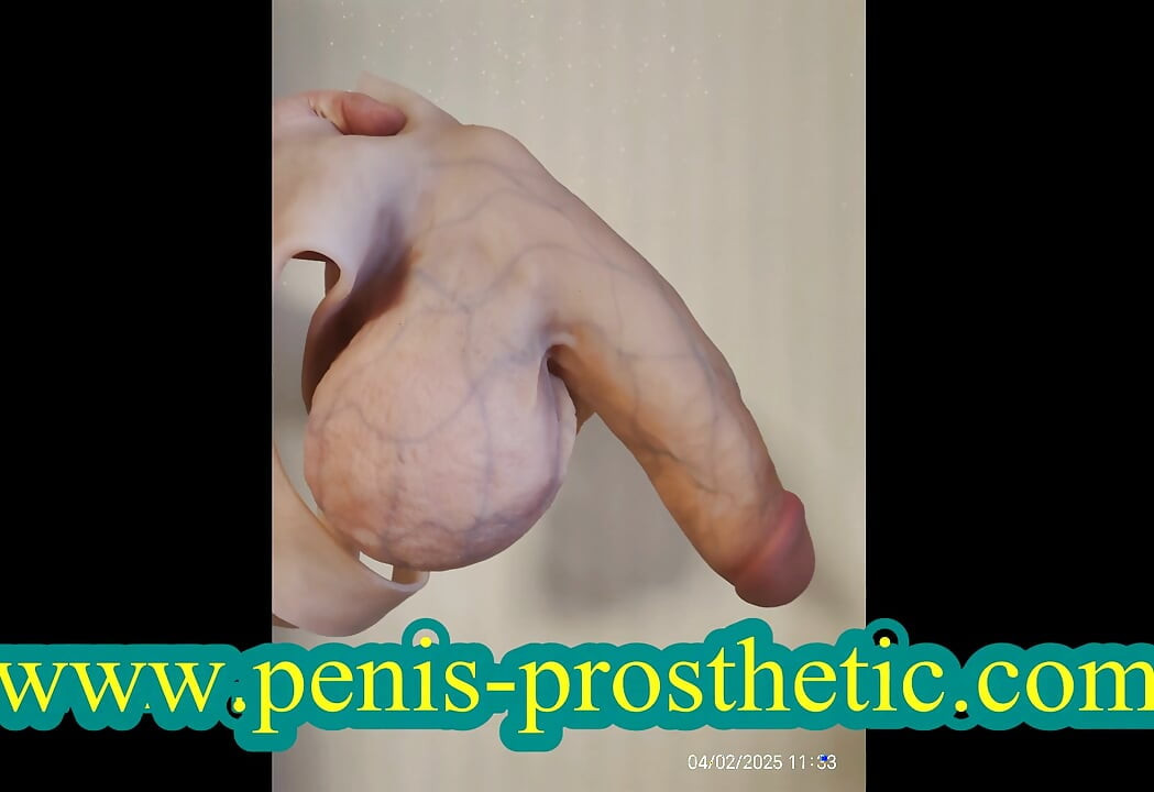 Código de pene grande 1017 con grandes testículos - prostética del pene