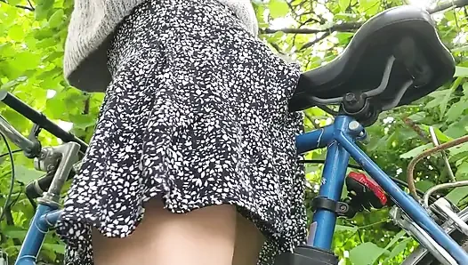 Ich reise viel mit dem Fahrrad