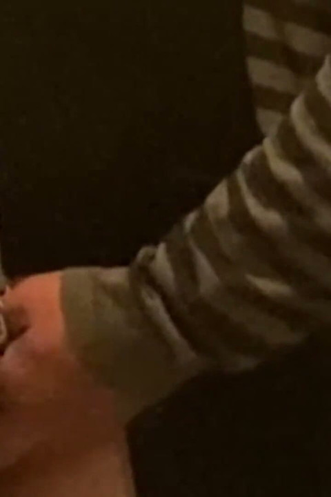 Stranger Old Man Stick His Finger in Her Pussy