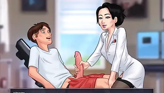 Summertime Saga - Miss Okita Sex Scene