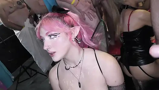 The Real Bukkake Sperm Party Vol 34 #4