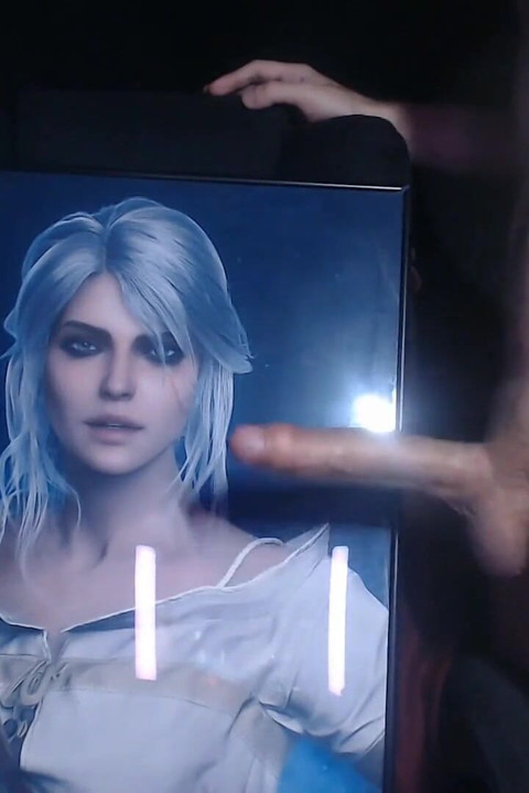 Cum Tribute for Ciri (game Character From Witcher 3)
