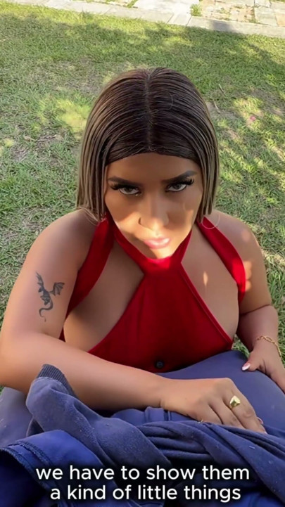 Blonde Colombian Naty Delgado has a podcast that ends with outdoor sex - Brian Evansx | Clip 1