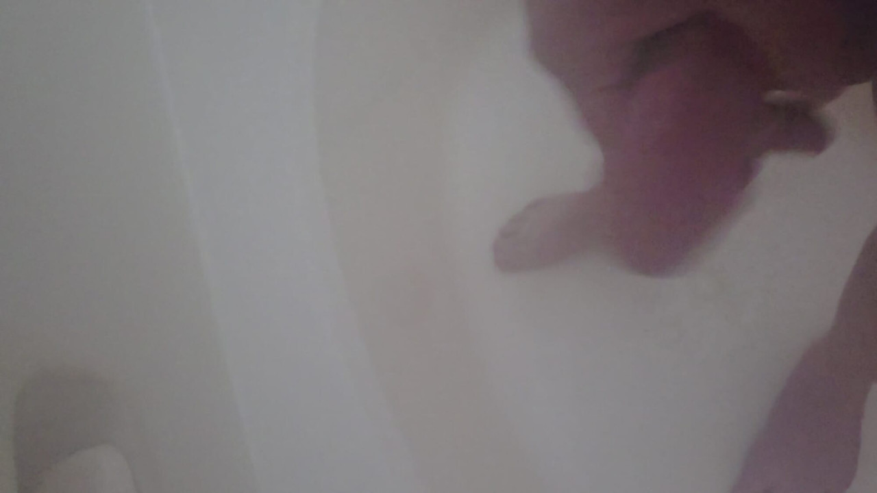Cumming in shower. Felt good