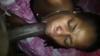 Bajan slut cheating while her husband outside