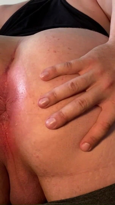Powerful moment from "Tight pants ripped open in public gym and exposed my anal plug"