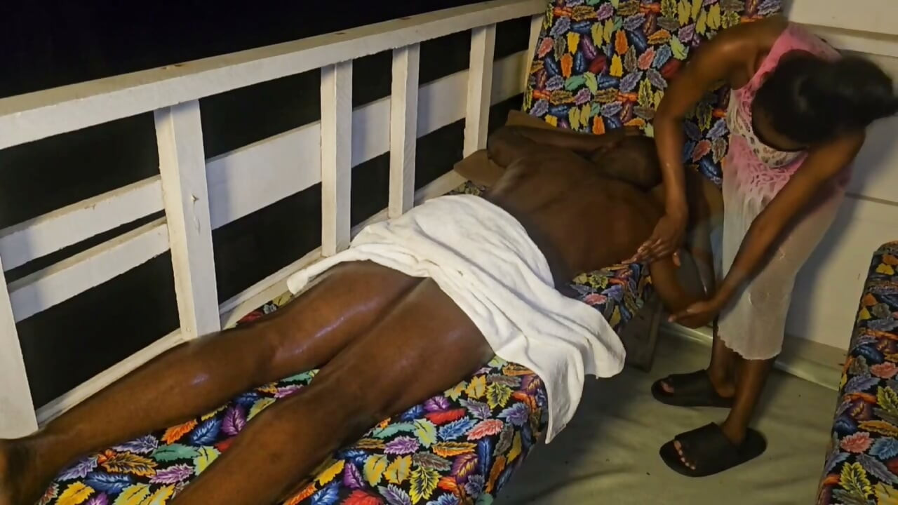He Enjoyed While Getting a Deep Massage Sweetheart.