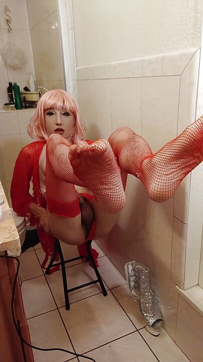 치타 란제리 마스크 자위