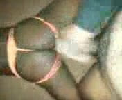 my cum on his black bottom ass