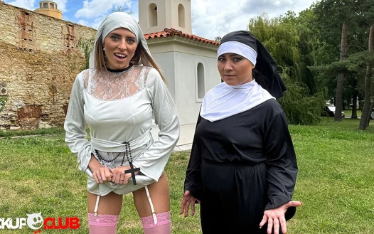Fundraising Nuns Will Do Anything for Donation: Fanta Sia, Christina Santes and Charlie Dean