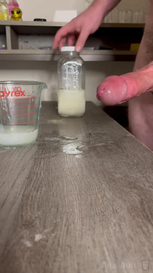 Thick Dick Stud Saving Up a Liter of Cum | Clip 1