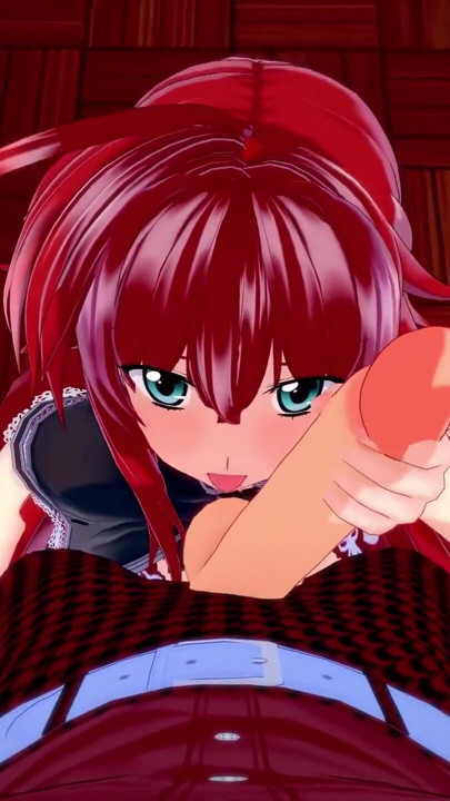 Rias Gremory sex în Bibliotecă - DXD NTR Madness Series | Clipul 1