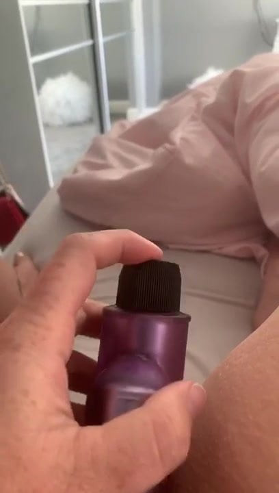 Girlfriend playin with toy