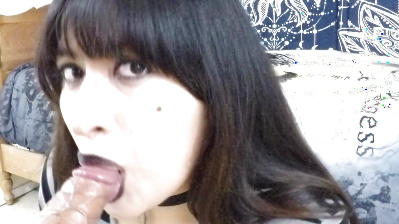 Curvy Goth Girl Cheats on Boyfriend