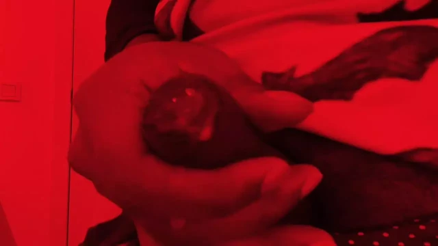 Crossdresser Masturbating