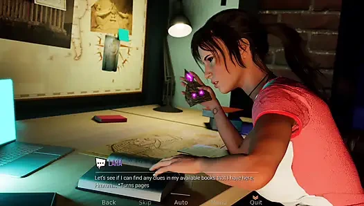 Приключение Croft 1 - неизвестный трахнул пальцами