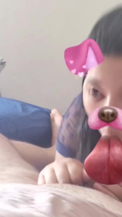 Sucking cock with snap filter | Clip 1