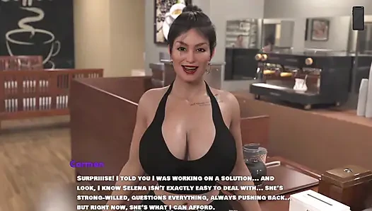 Ibu tiri temanku yang kesakitan di punggungnya - obsesi tante seksi - e39