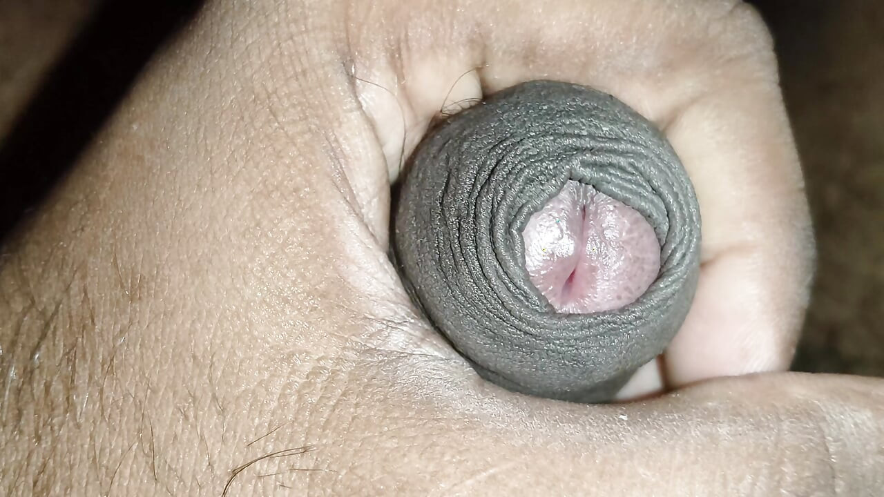 School boy masturbation black colour cock