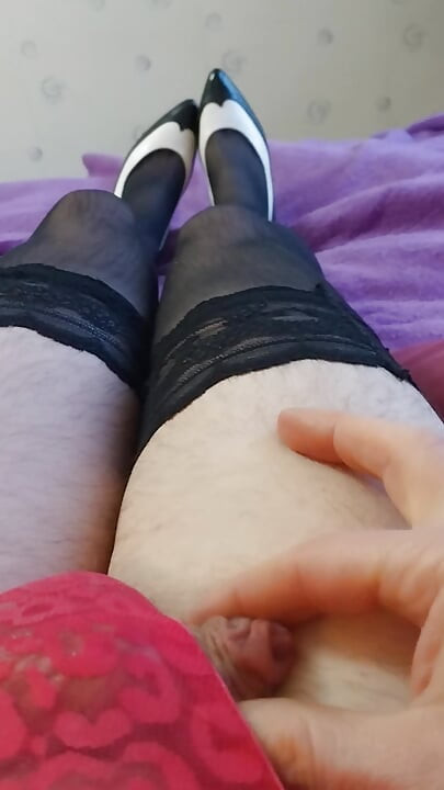 Butt-plugged Tiny-cliity Precums & Sissygasm