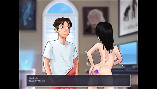 Summertime saga miss Okita Animationssammlung teil 32 nacktes sexspiel spiel 18+ erwachsenenspiel