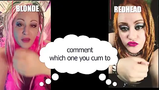Comment which one made you cum blonde or redhead straight version