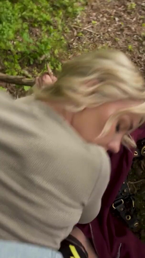 Hot BLONDE from Finland Takes the Big D - Public Agent | Clip 2