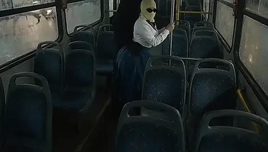 Petite Schoolgirl Pressed by Masked Man in Bedroom