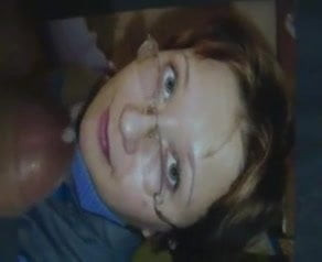 Cum on face ena whore