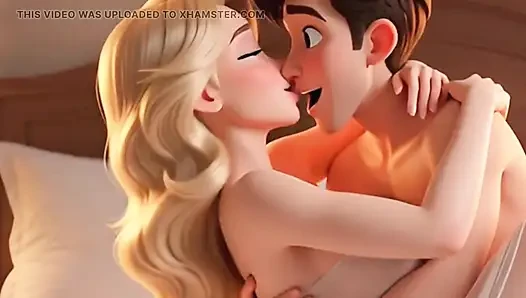 My stepmom is so happy when she got my cream in her pussy