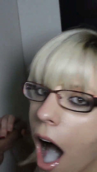 AWKWARD Blonde Teacher Slut Sucking Ugly Dicks in GloryHole Blowjob After School Fun! | Clip 3