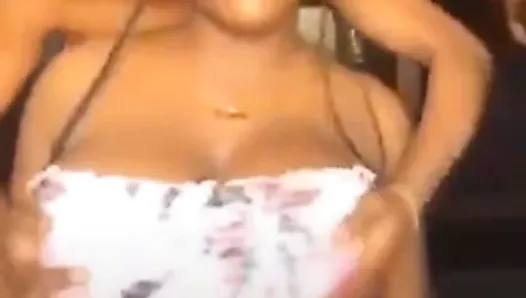 Lucky Nigerian Girl Make Music With Her Friend Big Tits