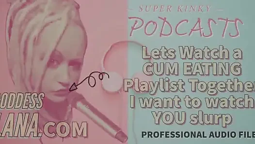 Kinky podcast 12 lagi asik nonton playlist yang lagi asik jilat sperma bareng-bareng!