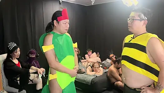 Caught in Desire's Web - Kinky Rope Orgy - Cliff Media Productions