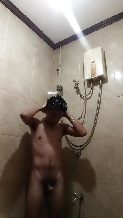 Another Shower Jerking off with Cumshot