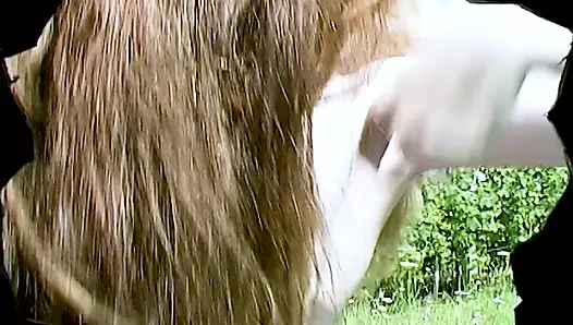 Lesbian Outdoor Sex with Sex Toys