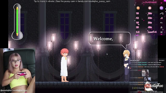Castle of Temptation Stream 3 Cute Gooner Gamer Girl Masturbating ExotiqFox
