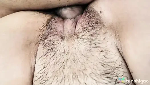 Japanese horny Akane Sawawatari in a white doctor's uniform plays with a horny boyfriend