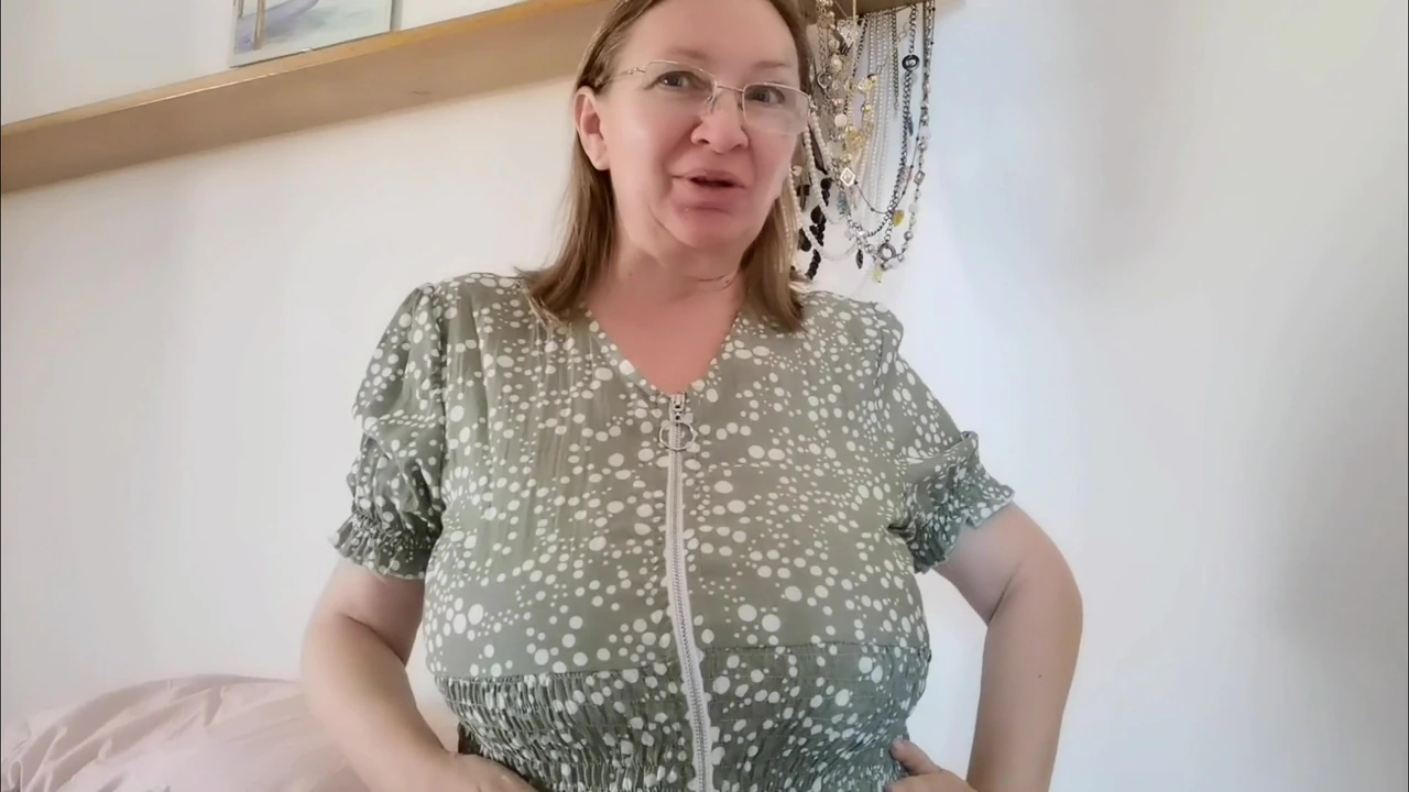 The Huge Tits Solution: GILF MariaOld Saves the Day of Step-grandson