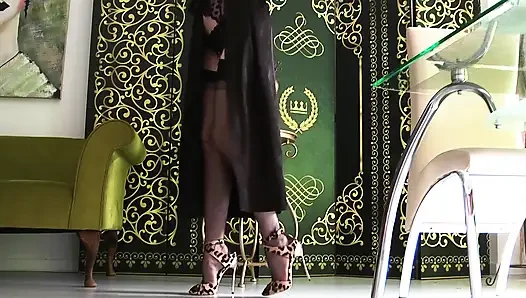 Bodystockings'te ateşli sarışından oral kölelik