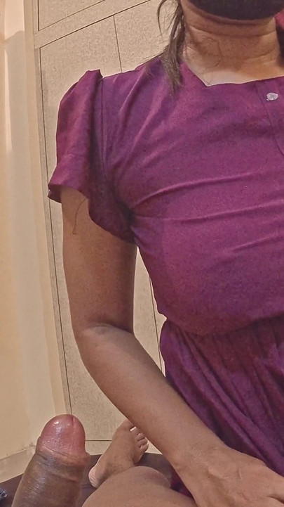 Beautiful Malaysian Girlfriend Rides on Top of Boyfriend