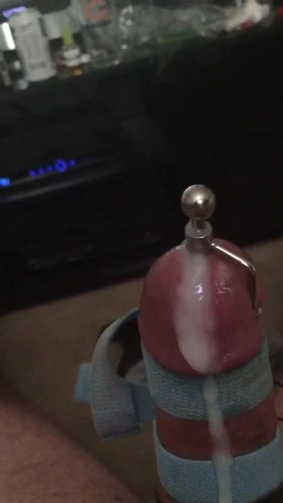 Estim with cum stopper
