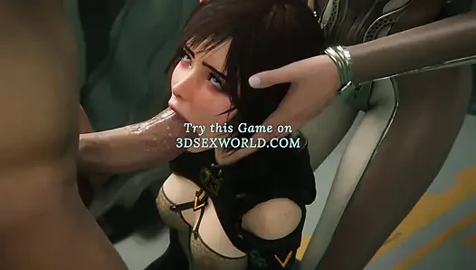 Hot Threesome with Lily and Eve (Exclusive 3D Sexgame)