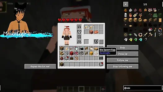 Minecraft Sexcraft The Jenny Mod  - Seeing what Cassie has to offer with her massive tits